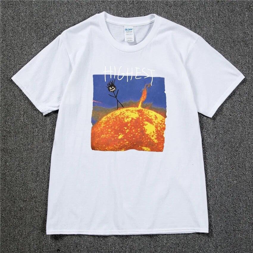 2022 Brand New Cactus Jack Luxury Unisex Cotton T Shirt Hip Hop Unisex Women Print Couple Lovers Harajuku T-Shirts Rainbow Tshirt