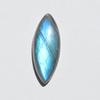 Natural Labradorite Gemstone Cabochon, 15 Carats Blue Fire Labradorite Cabochon, Marquise Shape, Craft Supply Jewelry Making