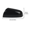Left Right Door Side Mirror Cover For Vauxhall Zafira MK2 2005 2006 2007 2008 Primed White/Glossy Black Rearview Mirror Cap