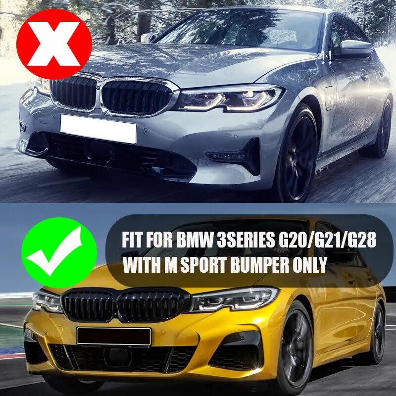 For Bmw 3 Series G20 G21 320i 330i 2019-2025 M Sport Style Diffuser Guard Car Body Kit Cover Front Bumper Splitter Lip
