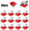 50/100PCS Cable Organizer Clips Cable Management Wire Manager Cord Holder USB Charging Data Line Bobbin Winder Wall Mounted Hook