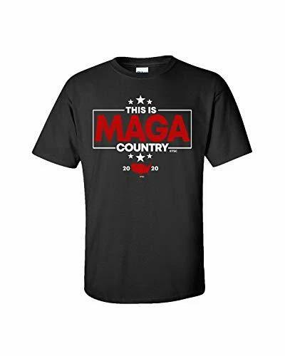 This is MAGA Country 2020 Adult Short Sleeve Tee Shirt Black 4XL