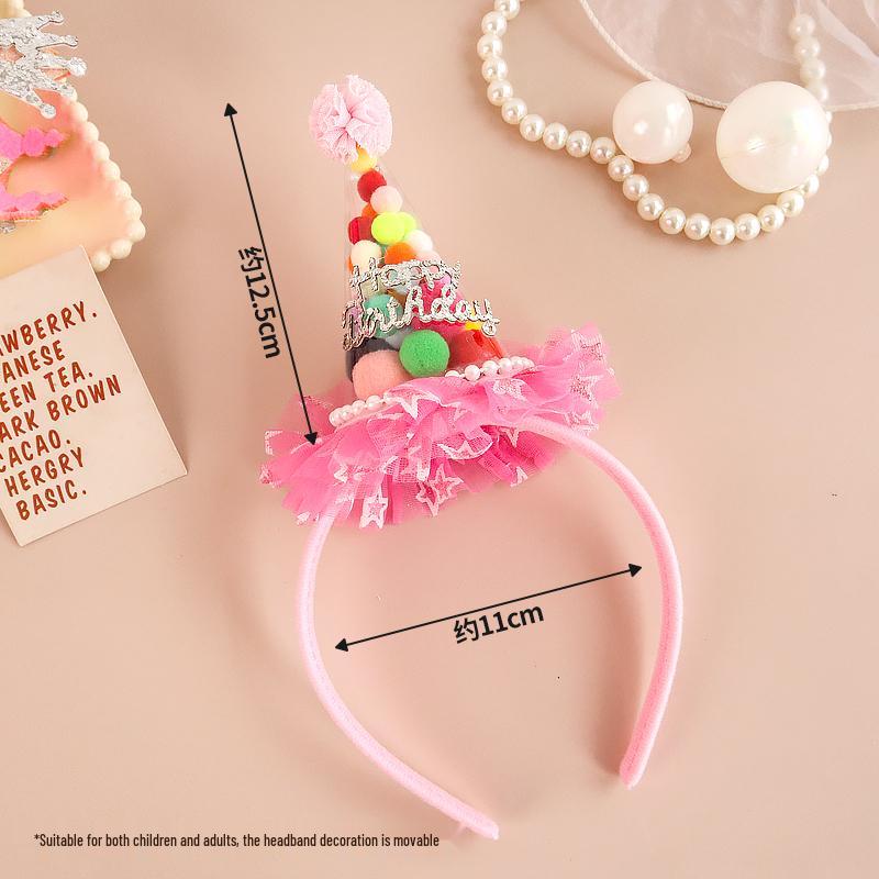2025 Birthday Hat for Kids & Adults - First Birthday Party, Photo Props, Cake Hat