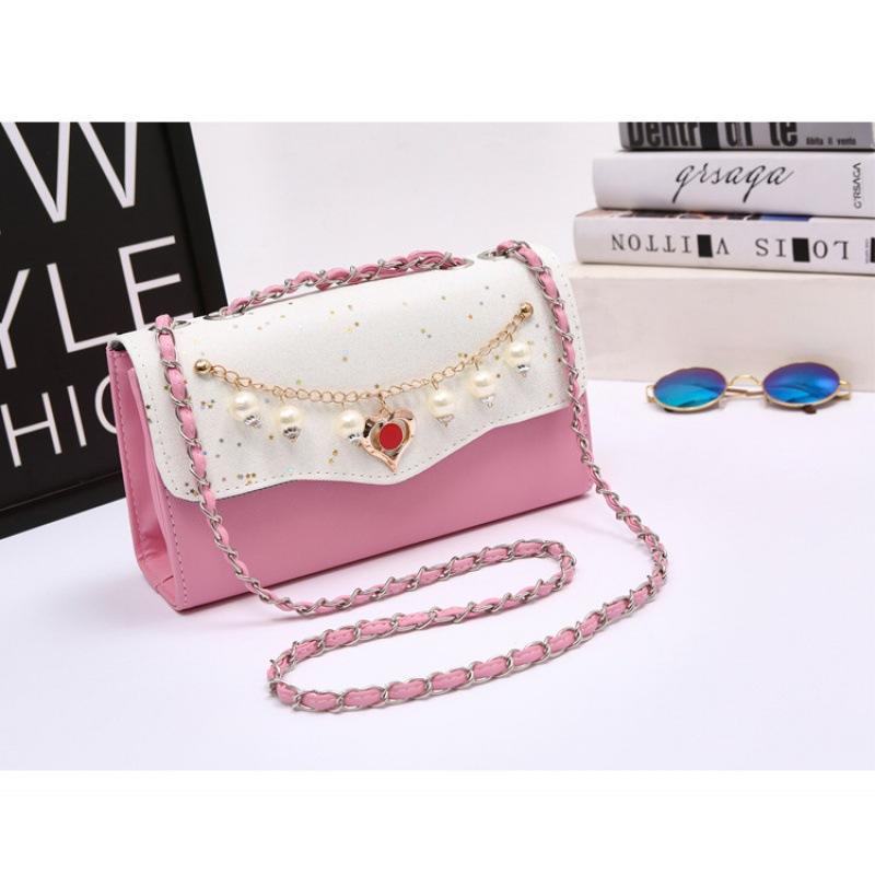 Bag women's new simple messenger bag chain shoulder bag niche design firm