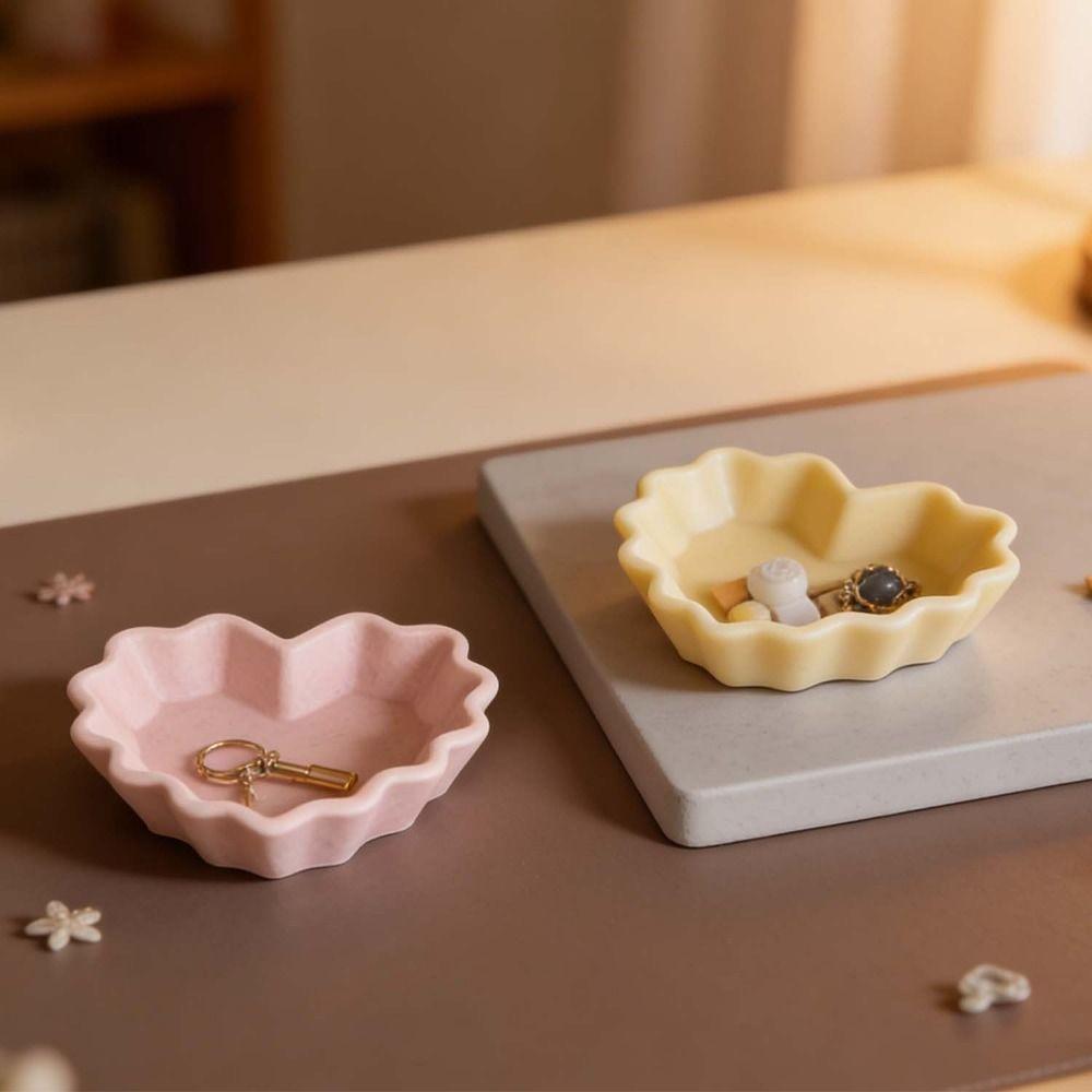 Heart Shape Plate Storage Bowl Resin Mold Silicone DIY Accessories Storage Tray Mold Handmade Tool Ornament Epoxy Siicone Mould