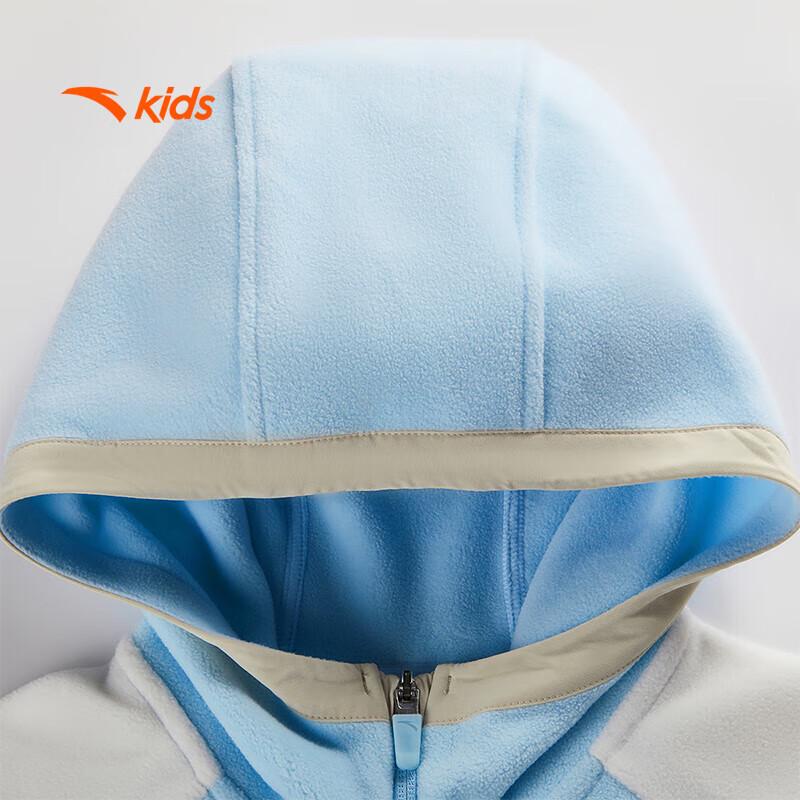 Anta Kids Girls' 2025 Spring/Fall Hooded Fleece Jacket