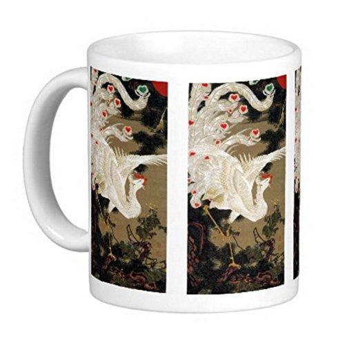 Ito Jakuchu's "Old Pine Tree and White Phoenix" Mug: Photo Mug (Ito Jakuchu Series)