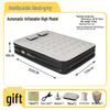 Elevated Flocked Inflatable Mattress with Built-in Pump and Moisture-Proof Pad
