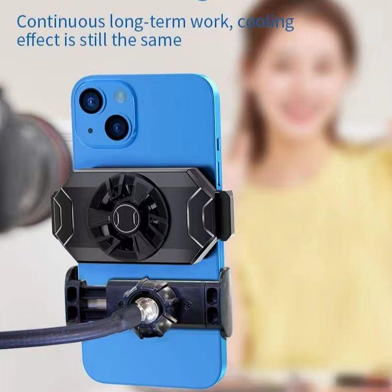 Bærbar mobiltelefon Kjølevifte Luftkjøler Radiator Mini USB Game Cool Heat Sink for IPhone Xiaomi Samsung Huawei PUBG Gaming