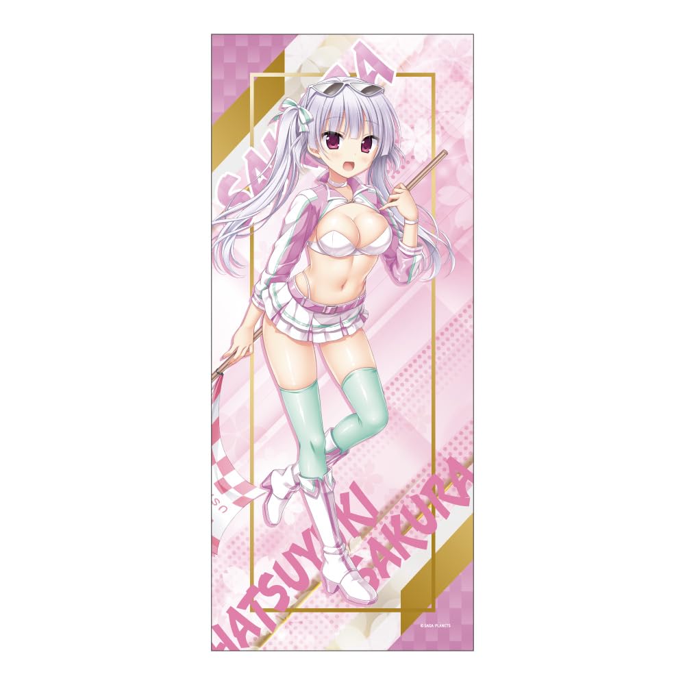 Hatsuyuki Sakura Tamaki Sakura Original Face Towel Race Queen Ver.