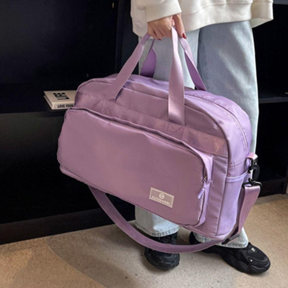 Large Capacity Women's Fitness Handbag Crossbody Travel Luggage Bag Short-distance Travel