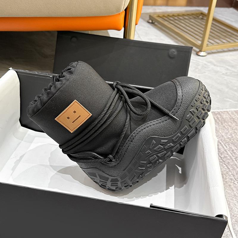 Crunchy Feet Snow Boots for Women In Winter Thickened Warm Sleeve Cotton Boots for Northeast Niche Trendy Boots