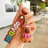 Creative Cute Capybara Keychains For Car Keychain Anime Cartoon Capibala Pendant Women Doll Keyring Charm Holiday Gifts