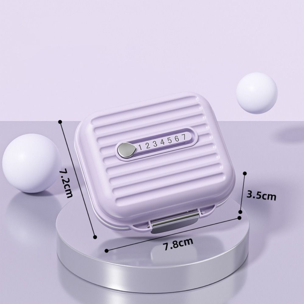 Small&Large Size Travel Pill Organizer 7 Compartments Pill Dispenser Vitamin Container  Medicine