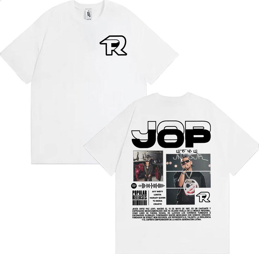 2025 Summer Fuerza Regida Jiang Peng Perono Tee Enamores Tour Tshirt Mens Fashion Oversize 100 Cotton Tshirt