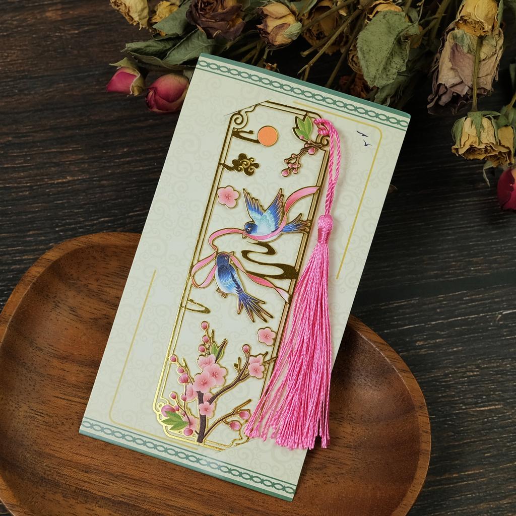 Bookmark Polished Stationery Bookmark Retro Bookmark Elegant For Souvenir School For Students