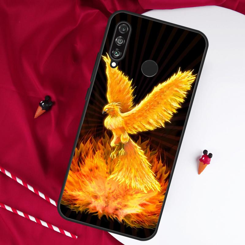 Phoenix Bird For Huawei Nova 12i 11i 8i 12s 9 10 SE Y90 Y60 Y70 Y72 Y61 Y91 P20 P30 P40 Lite P60 Pro Case