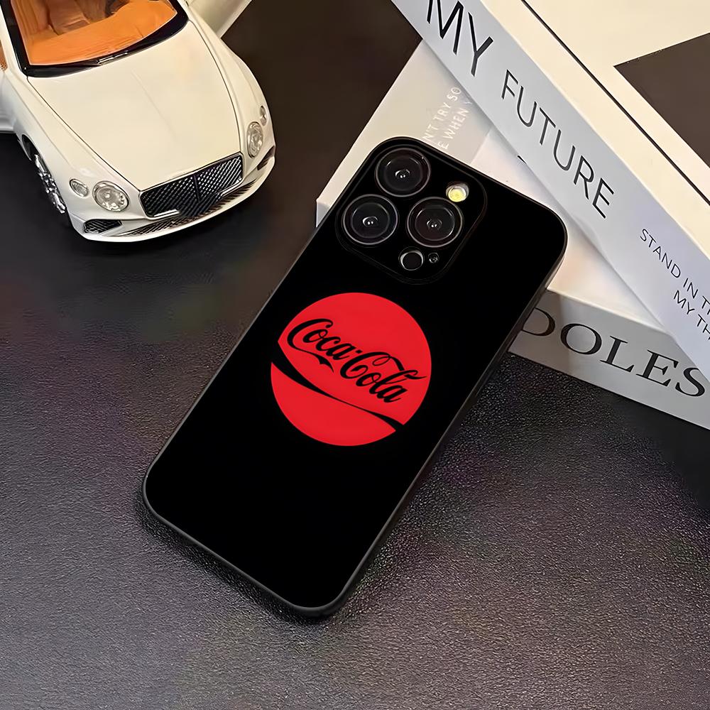 Hot C-Coca Drinks C-Cola Phone Case For 16 Pro Max Iphone 17 Pro Max 14 15 Plus 12 13 11 Pro Xr X Xs SE Back Cover