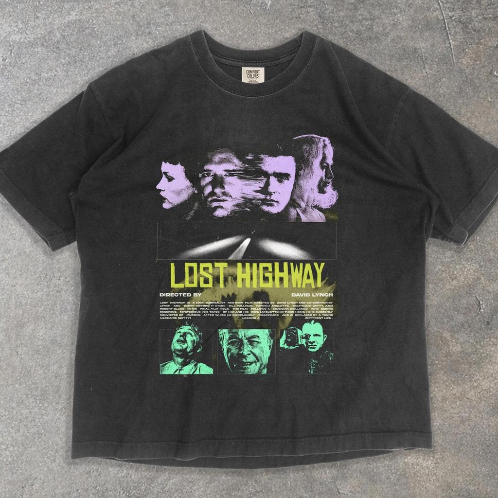 Vintage Washed The Lost Highway Men's T-Shirt