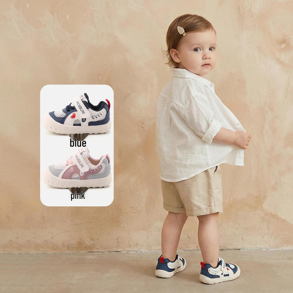 Spring New Baby Soft Sole Pre-walking Shoes - Breathable, Non-slip, Colorful Sports Shoes for Girls & Boys