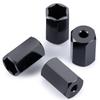 TRZX 4pcs RC Wheel Hub Hex Adapters, 5mm To 7mm Coupler +10mm for WPL D12 1/10 RC Model Truck Accessories