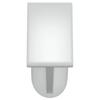 Curtain Rods 2 pcs White and Silver 40 60 cm Aluminum