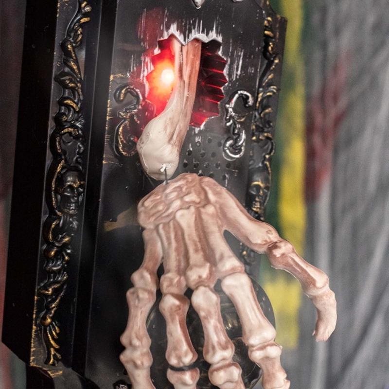 Motion Activated Halloween Doorbell with Mist Spray Enhance Safety and Fun for Home