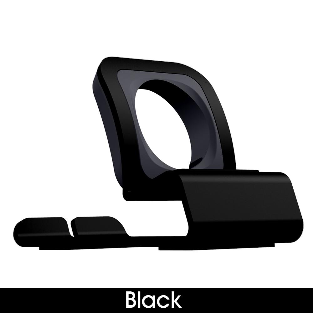 Aluminum Charger Stand for Apple Watch Dock Station Charging Holder for iWatch Ultra 1 2/10/9/SE/8/7/6/5/4/3/2/1 Silicon Bracket