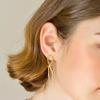 Ribbon Hoop Earrings