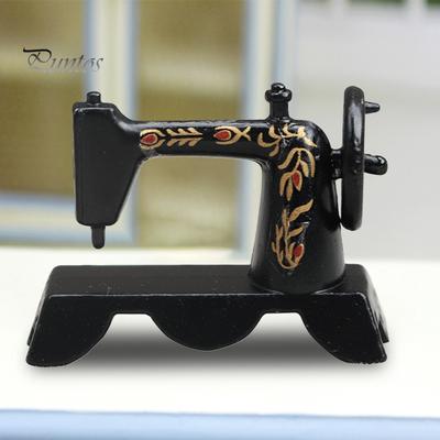 Mini-Nähmaschine, hohe Reduzierung, realistische Legierung, Mini-Möbel, Puppenhaus-Miniaturen, Dekor-Zubehör für Unterhaltung