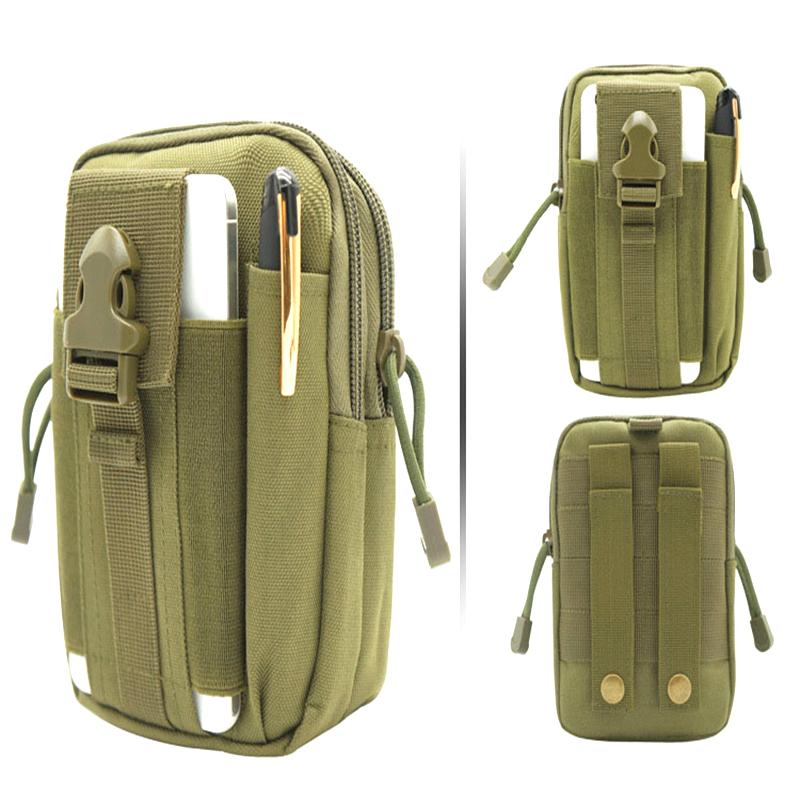 Outdoor Sports Multi-Functional Accessory Bag Large Capacity Mobile Phone Hanging Bag Tactical Waist Pack