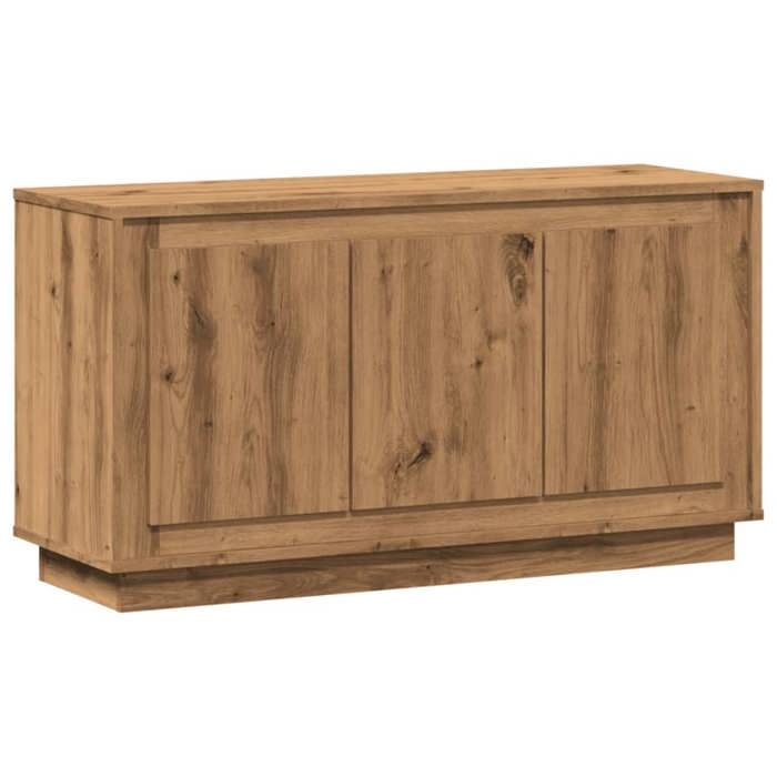 VidaXL Buffet chêne artisanal 102x35x55 cm bois d'ingénierie 857140