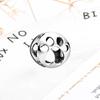 DIY Sparkling Paw Print Charm Beads for Pet Cat Dog Bracelets Jewelry Gifts Accessories