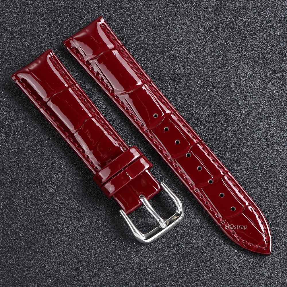 Genuine Calfskin Strap Slub Pattern Universal Watchband 12mm 14mm 16mm 18mm 19mm 20mm 21mm 22mm 24mm Women Men Watch Accessories