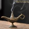 1pc Retro Chinese Style Xiangyun Hollow Incense Burner Magic Lamp Aromatherapy Tower For Desktop Decor Meditation Yoga Gift