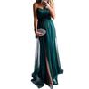 Commuter Dress Outer Single Solid Color Suspender Dress Evening Dress