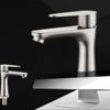 Anti-Leakage Stainless Steel Faucet Rust-proof Lavatory Vanity Sink Tap  Bathroom Fixture