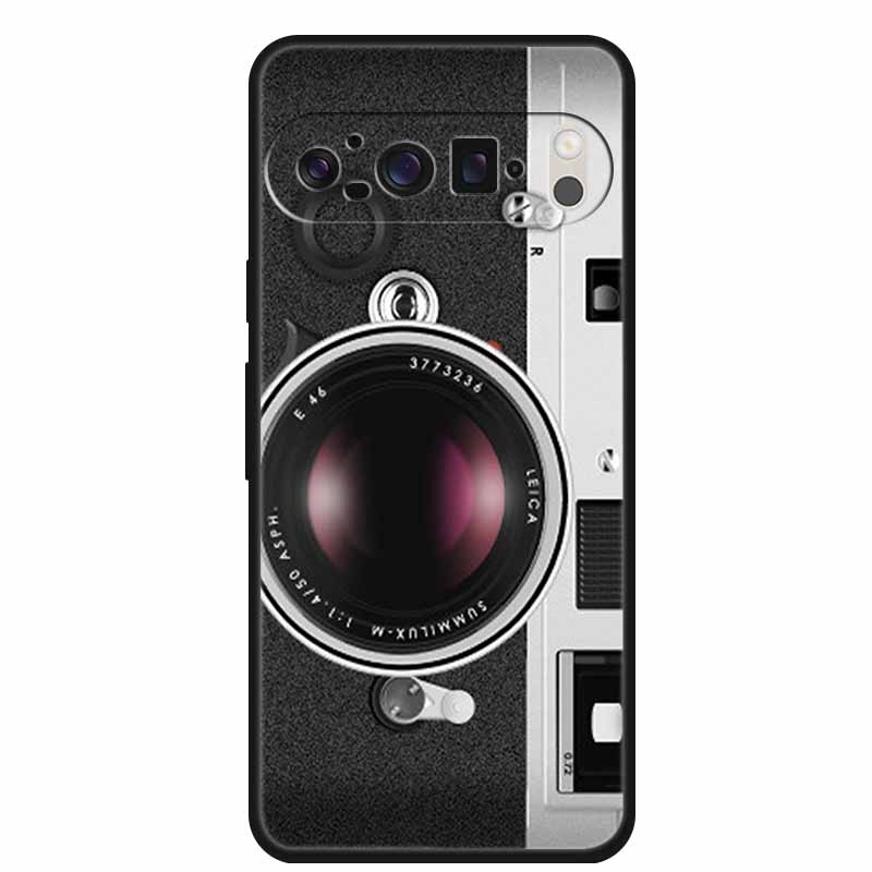 For Google Pixel 10 Pro XL 5G Case Lovely Cat TPU Black Soft Silicone Back Cover Flowers Shockproof Bumper Coque 6.8" Phone Case
