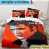 3pcs Custom Name Rock Star Performance Bedding Set Includes 1 Duvet Cover & 2 Pillowcases for All Seasons Dormitory Home Decor Christmas gifts