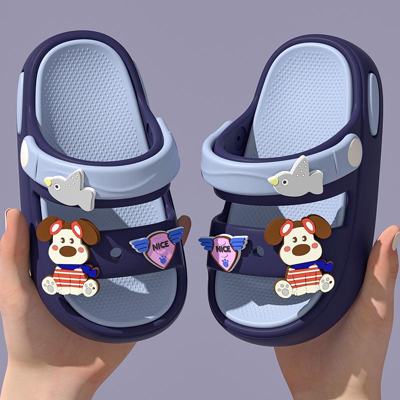 Cartoon-Strandschuhe mit Anti-Rutsch-Funktion - Indoor-Flip-Flops für Mädchen und Jungen