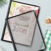 Reusable A4 Menu Paper Holder Foldable Shell Document Folder Durable Loose Leaf Binder  Restaurant