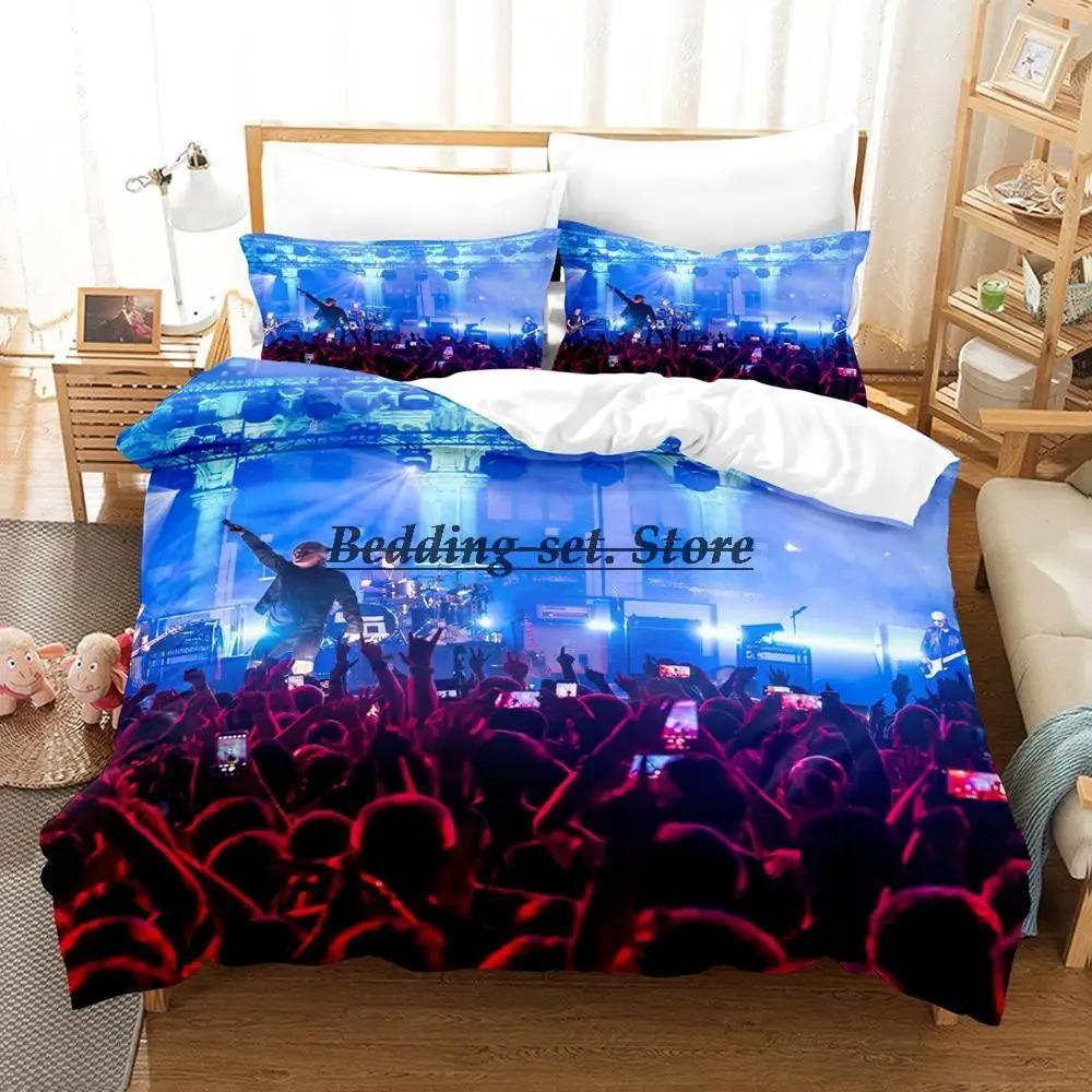 Indokina Rock Sängkläder Set Enkel Twin Full Queen King Size Sängset Aldult Barn Sovrum Påslakanset 3D Lakan Set