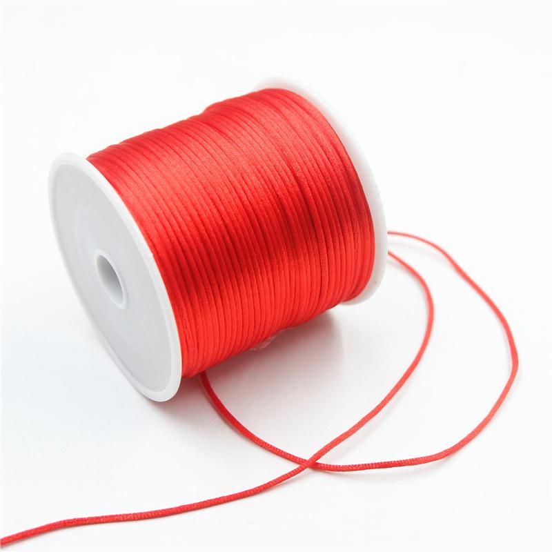 Armband Geflochtenes Seil Roter Faden Lanyard Handgewebt Nein. 7 Transfer Perlenlinie DIY Schmuckmaterial Weben Rotes Seil