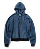 Supersub Haengsiki Striped Zip-Up Hoodie - Blue
