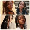 100pcs Hair Rings Metal Accessories Fashion Hair Cuffs For Braids And Unique Hairstyles For Music Festivals And Parties
