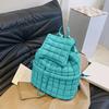 Women Backpack 18L Large Capacity Great Load Bearing Bubble Check Texture Outer Water