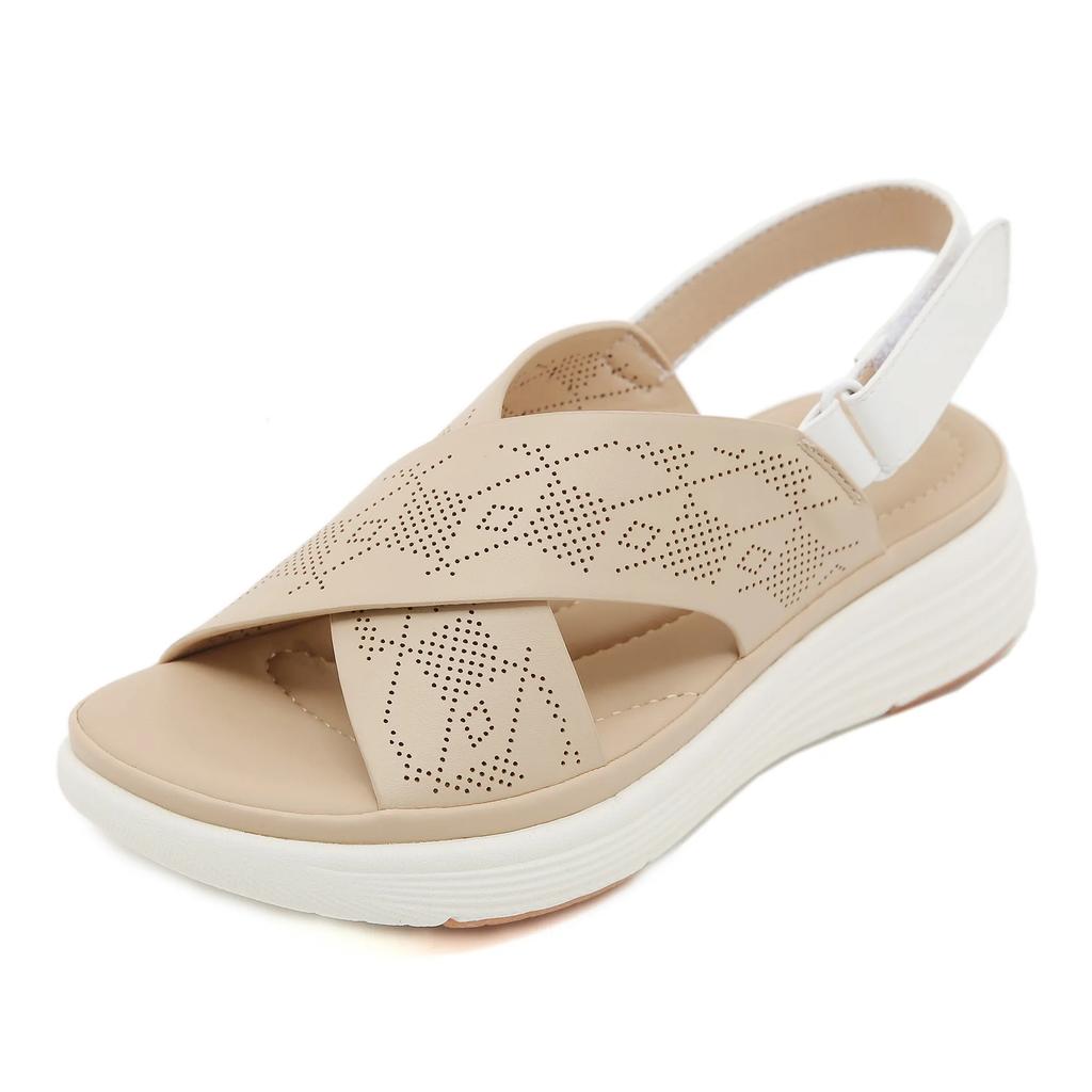 Platform Sandals 2025 Summer Fashion Women Comfortable Casual Wedges Sandalias De Mujer Beach Non-slip Footwear Shoes for Women