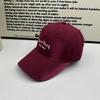 Spring and summer hat women's new soft top cap fashionable versatile sunscreen hat showing face small casual baseball cap tide