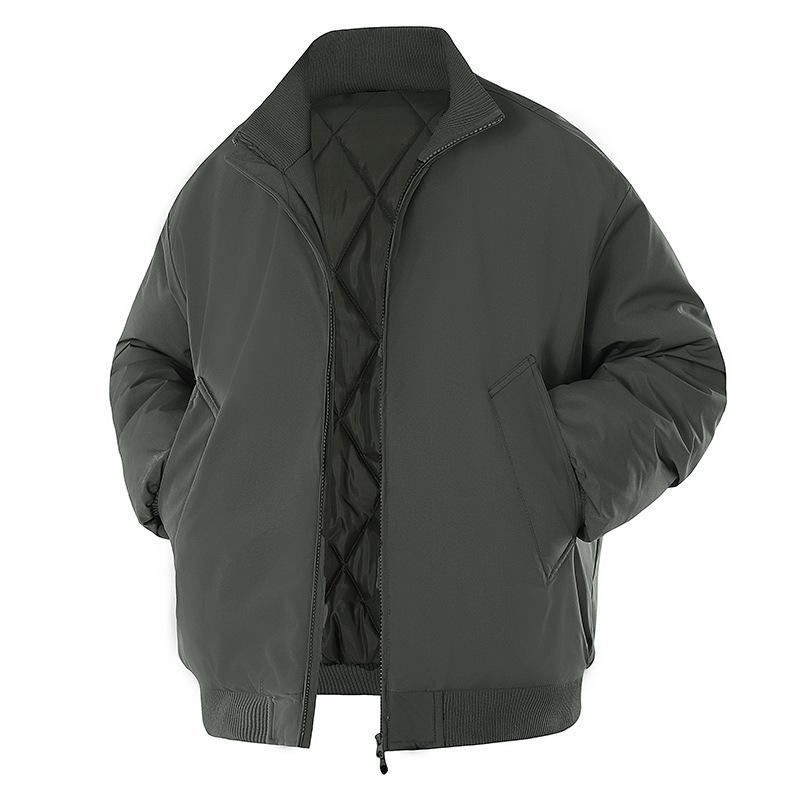 Stehkragen Business Casual Baumwolljacke Herren Flieger Warme Baumwolljacke Herren Baumwolljacke