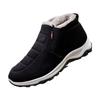 Winter Plush Thickened Warm Shoes Cloth Shoes Men's Flat Non-slip Two Cotton Shoes